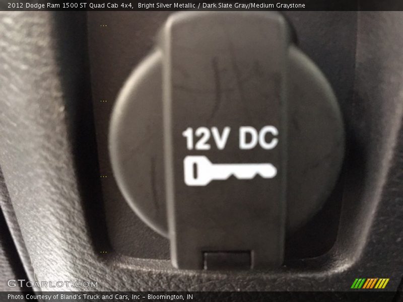 Bright Silver Metallic / Dark Slate Gray/Medium Graystone 2012 Dodge Ram 1500 ST Quad Cab 4x4