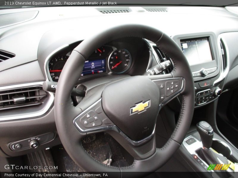 Pepperdust Metallic / Jet Black 2019 Chevrolet Equinox LT AWD