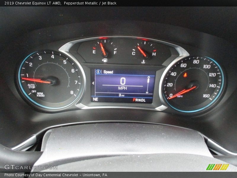Pepperdust Metallic / Jet Black 2019 Chevrolet Equinox LT AWD