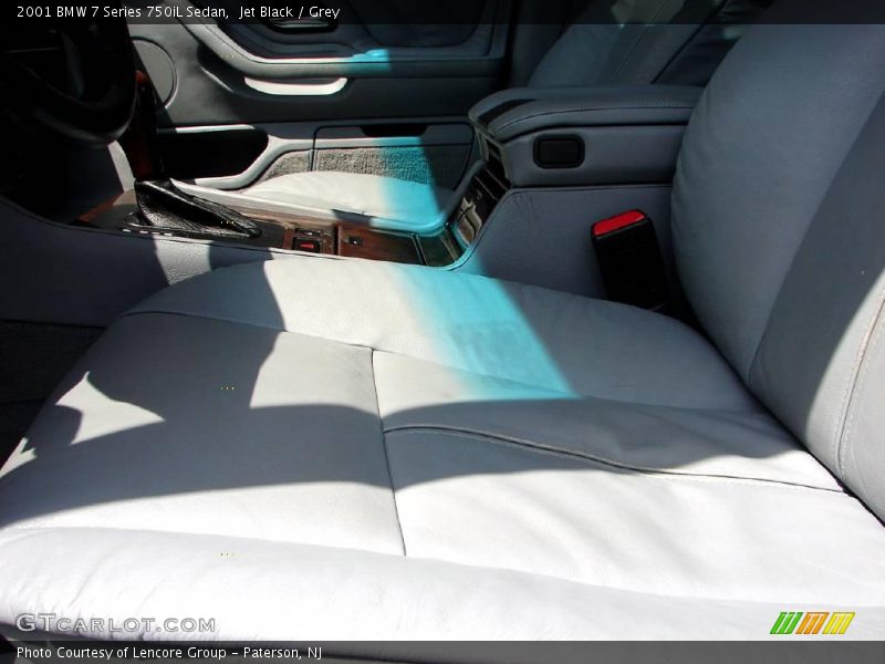 Jet Black / Grey 2001 BMW 7 Series 750iL Sedan