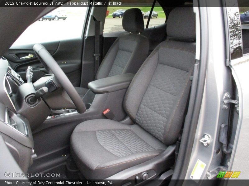 Pepperdust Metallic / Jet Black 2019 Chevrolet Equinox LT AWD
