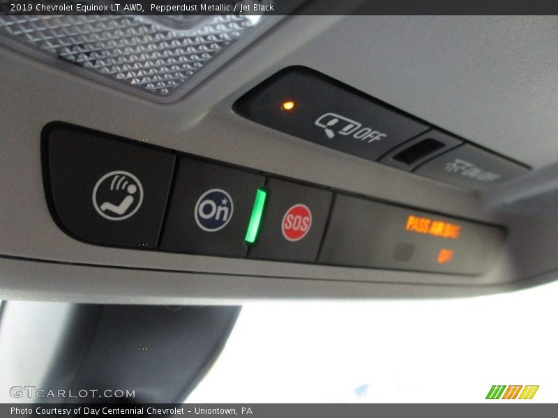 Pepperdust Metallic / Jet Black 2019 Chevrolet Equinox LT AWD