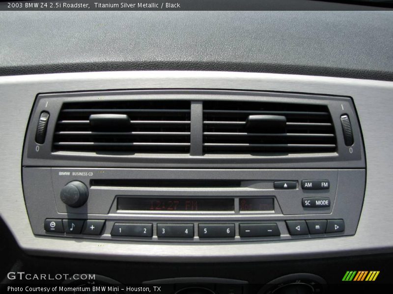 Titanium Silver Metallic / Black 2003 BMW Z4 2.5i Roadster