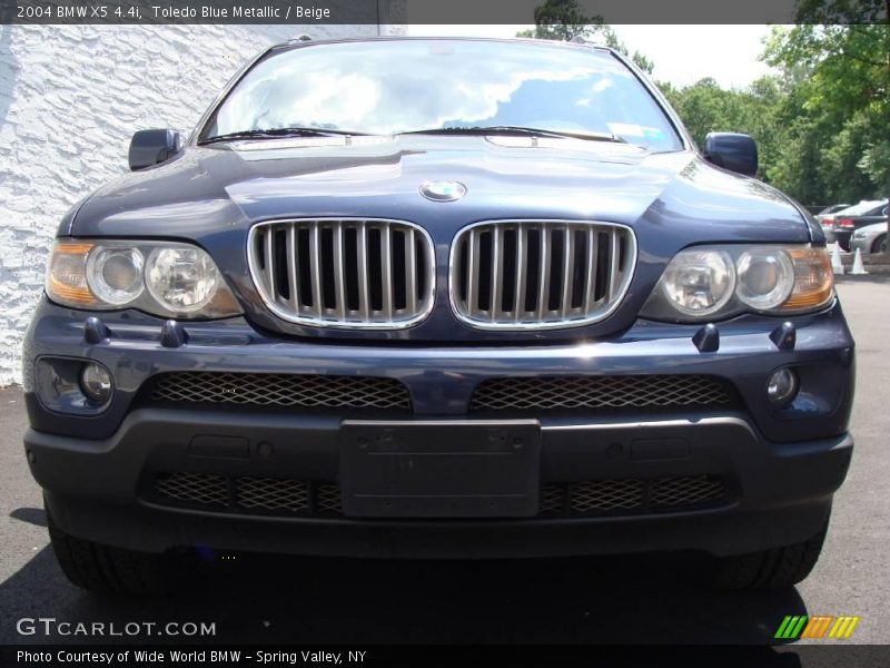 Toledo Blue Metallic / Beige 2004 BMW X5 4.4i