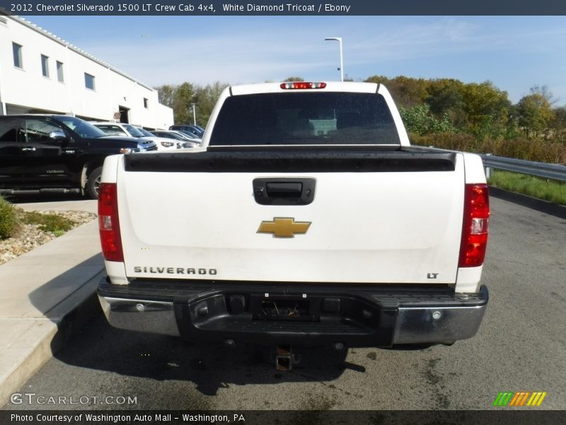 White Diamond Tricoat / Ebony 2012 Chevrolet Silverado 1500 LT Crew Cab 4x4