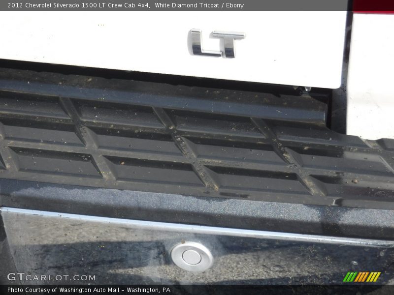 White Diamond Tricoat / Ebony 2012 Chevrolet Silverado 1500 LT Crew Cab 4x4