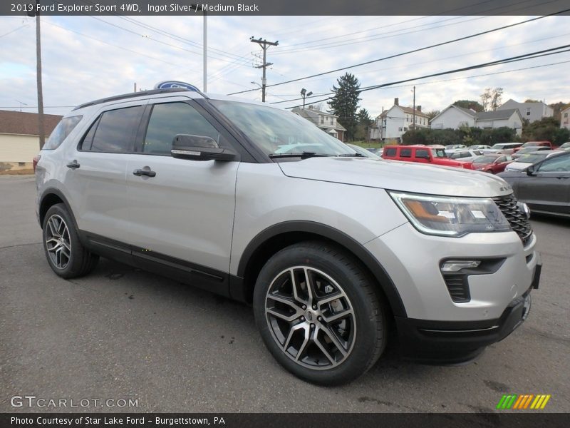 Front 3/4 View of 2019 Explorer Sport 4WD