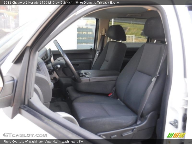White Diamond Tricoat / Ebony 2012 Chevrolet Silverado 1500 LT Crew Cab 4x4