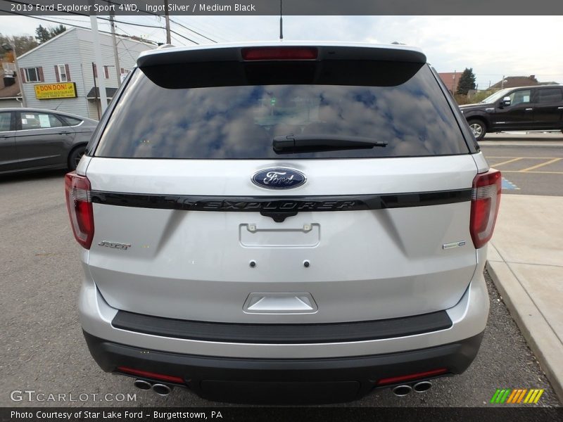 Ingot Silver / Medium Black 2019 Ford Explorer Sport 4WD