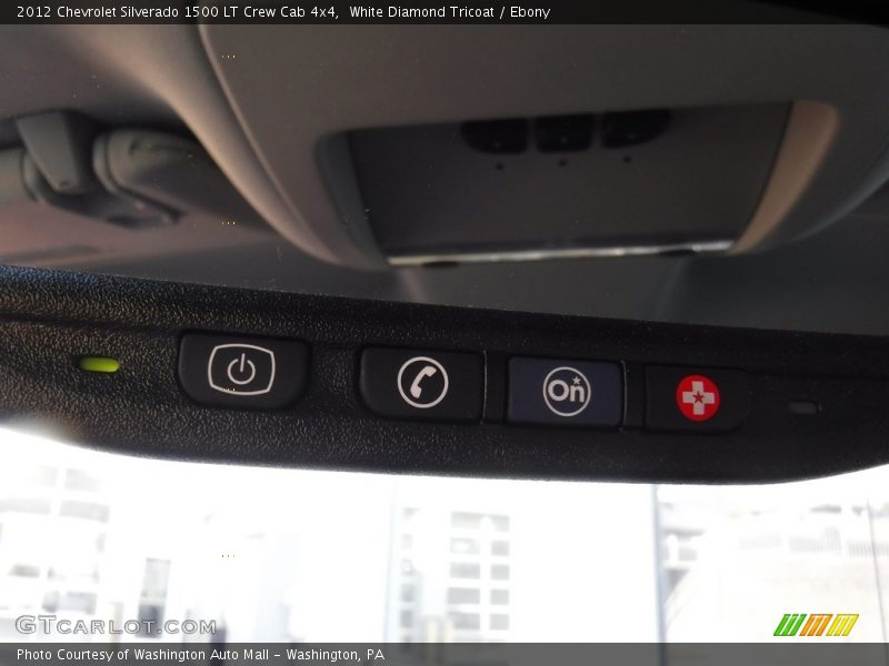 White Diamond Tricoat / Ebony 2012 Chevrolet Silverado 1500 LT Crew Cab 4x4
