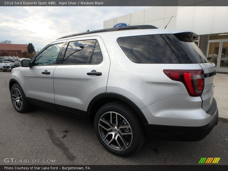 Ingot Silver / Medium Black 2019 Ford Explorer Sport 4WD