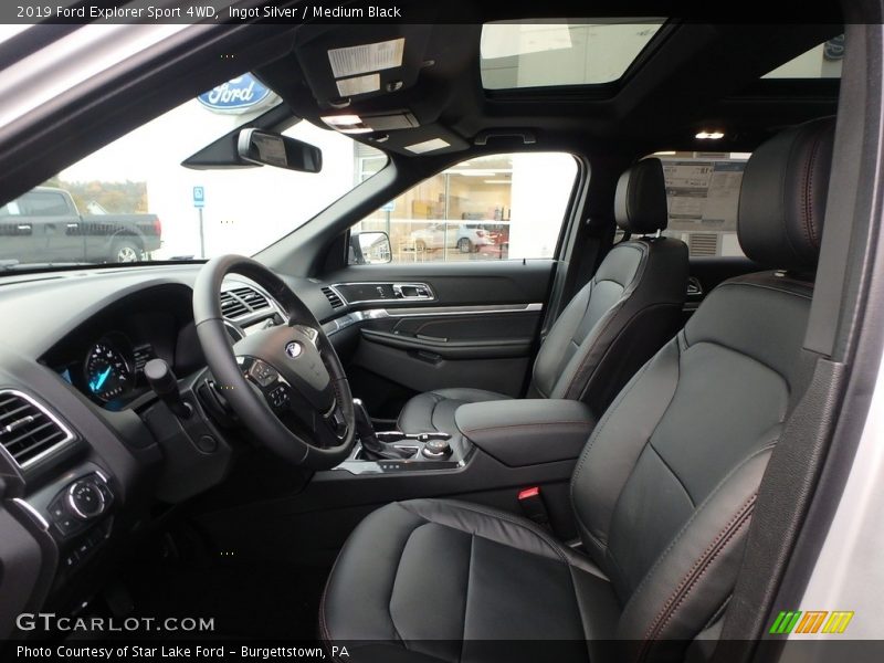  2019 Explorer Sport 4WD Medium Black Interior