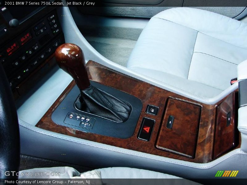 Jet Black / Grey 2001 BMW 7 Series 750iL Sedan