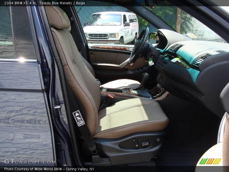 Toledo Blue Metallic / Beige 2004 BMW X5 4.4i