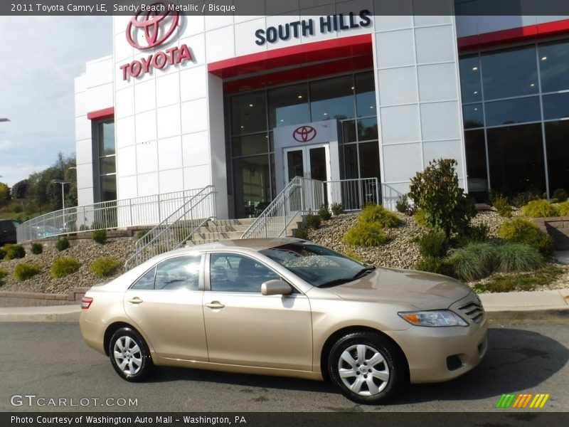 Sandy Beach Metallic / Bisque 2011 Toyota Camry LE