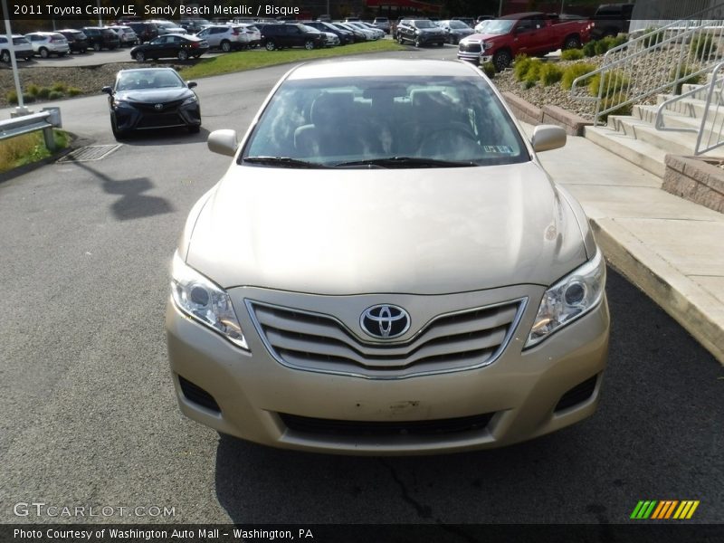 Sandy Beach Metallic / Bisque 2011 Toyota Camry LE