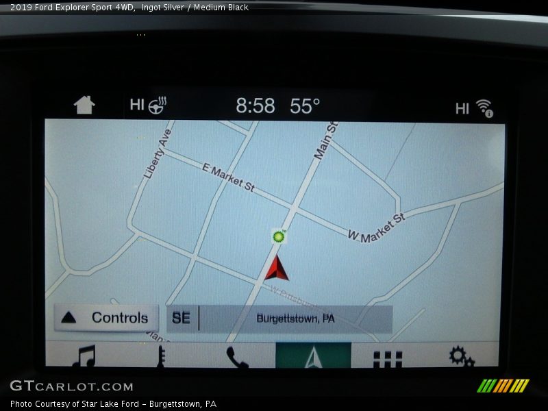 Navigation of 2019 Explorer Sport 4WD