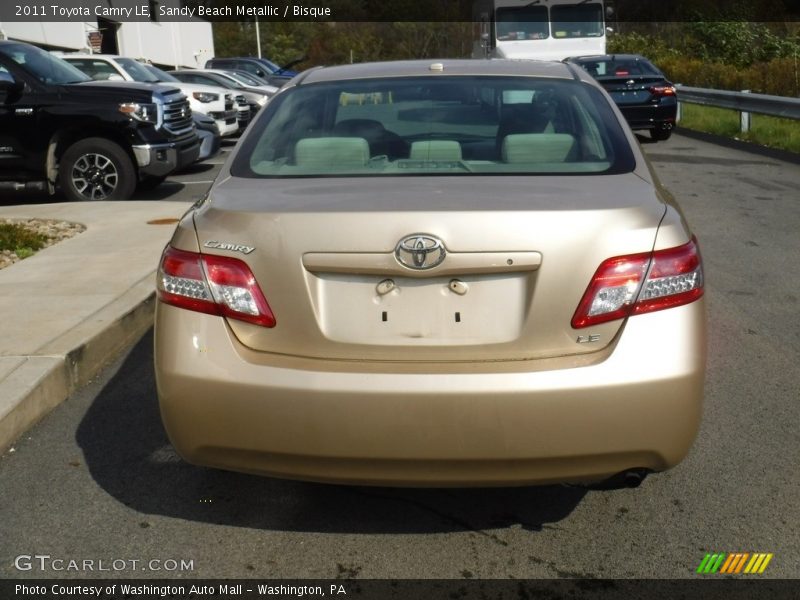 Sandy Beach Metallic / Bisque 2011 Toyota Camry LE