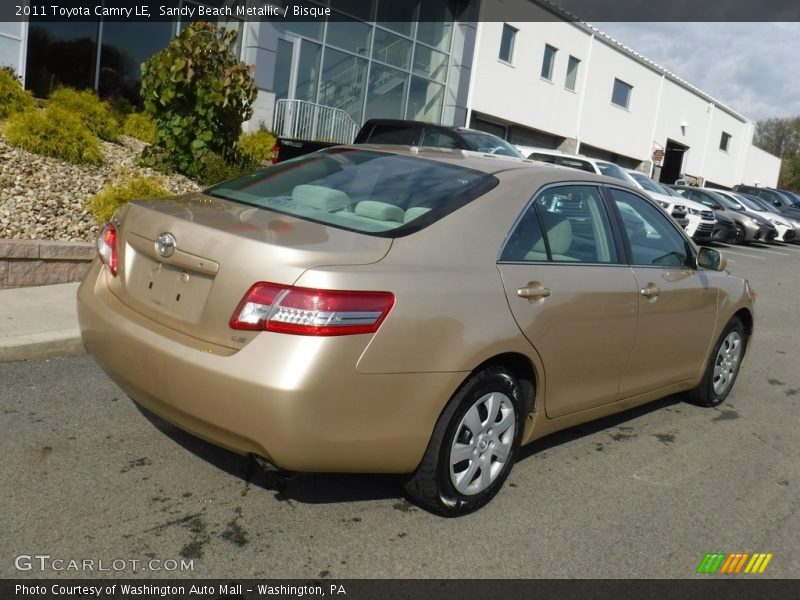 Sandy Beach Metallic / Bisque 2011 Toyota Camry LE