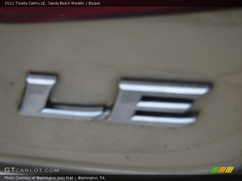 Sandy Beach Metallic / Bisque 2011 Toyota Camry LE