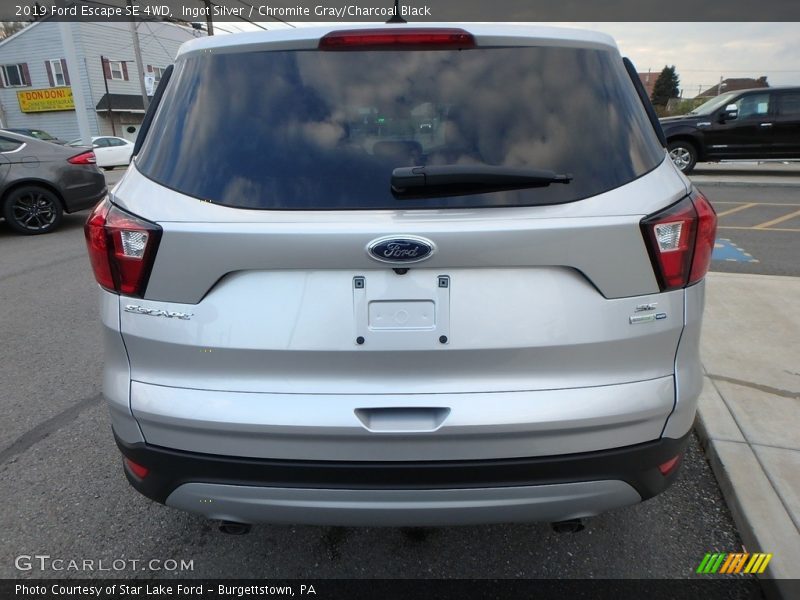 Ingot Silver / Chromite Gray/Charcoal Black 2019 Ford Escape SE 4WD