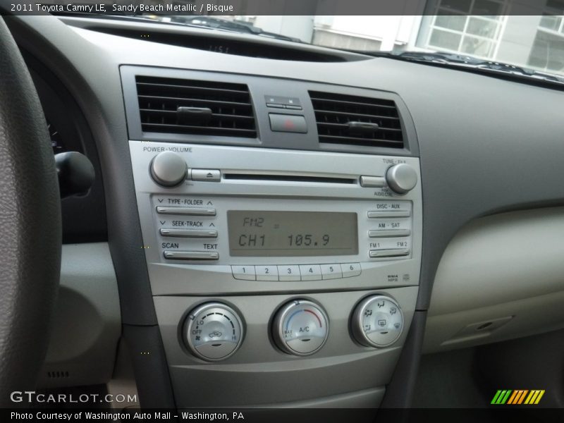 Sandy Beach Metallic / Bisque 2011 Toyota Camry LE