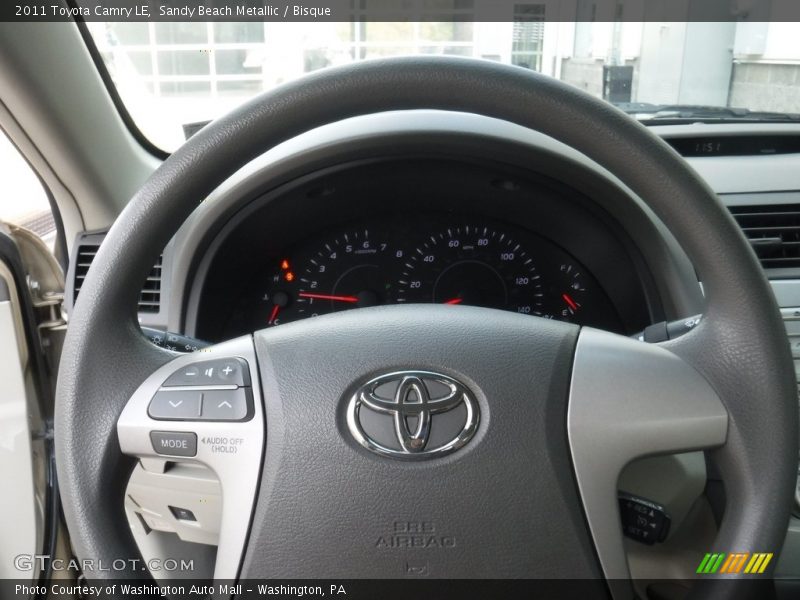 Sandy Beach Metallic / Bisque 2011 Toyota Camry LE
