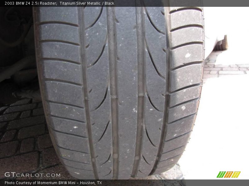 Titanium Silver Metallic / Black 2003 BMW Z4 2.5i Roadster