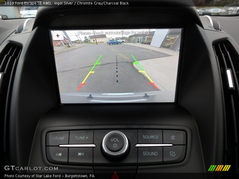 Ingot Silver / Chromite Gray/Charcoal Black 2019 Ford Escape SE 4WD