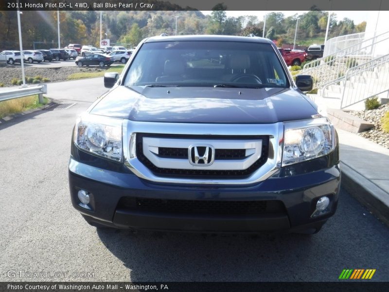 Bali Blue Pearl / Gray 2011 Honda Pilot EX-L 4WD