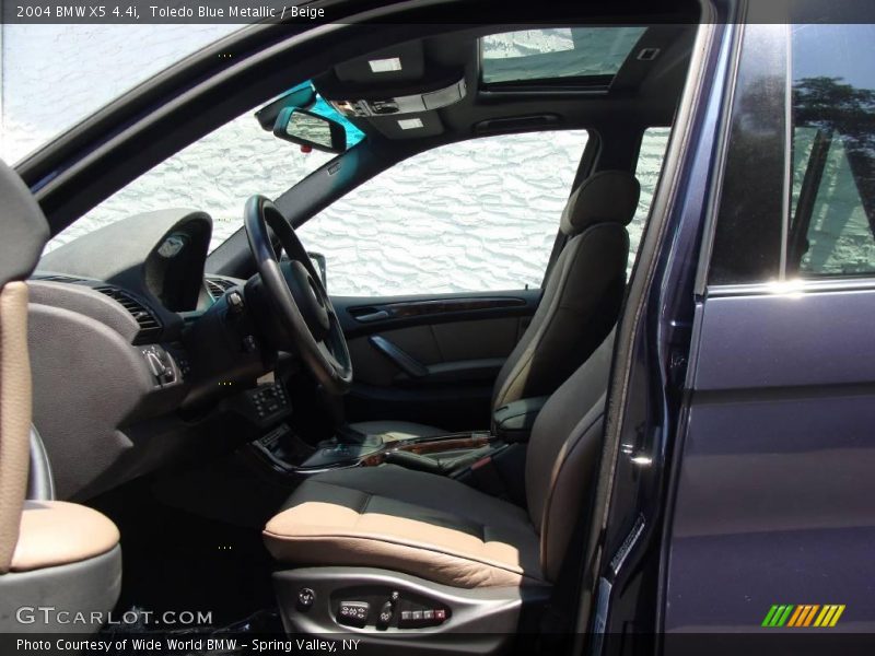 Toledo Blue Metallic / Beige 2004 BMW X5 4.4i