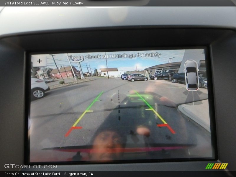 Ruby Red / Ebony 2019 Ford Edge SEL AWD