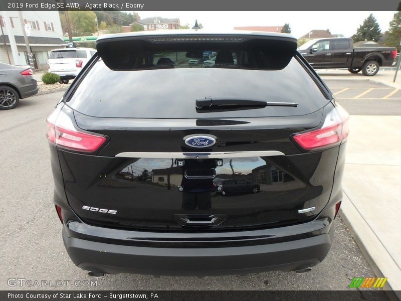 Agate Black / Ebony 2019 Ford Edge SE AWD