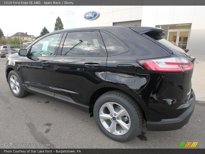 Agate Black / Ebony 2019 Ford Edge SE AWD