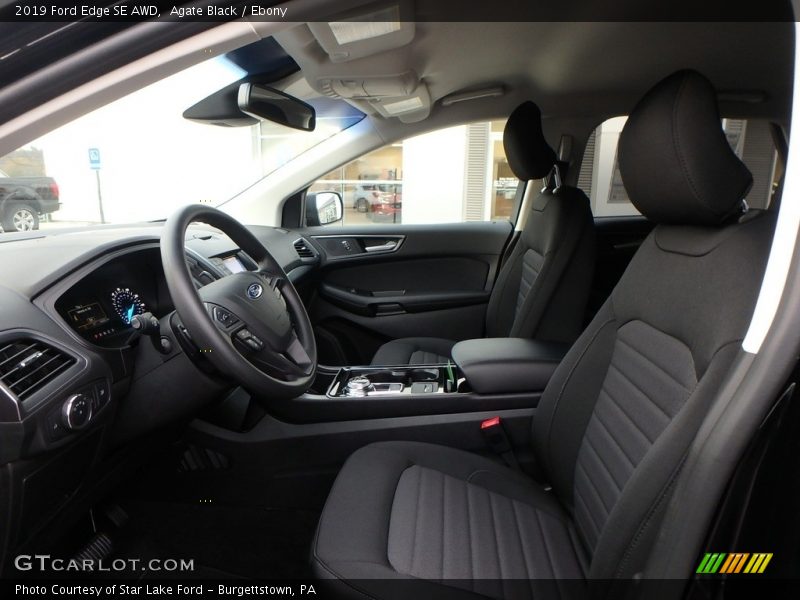 Front Seat of 2019 Edge SE AWD