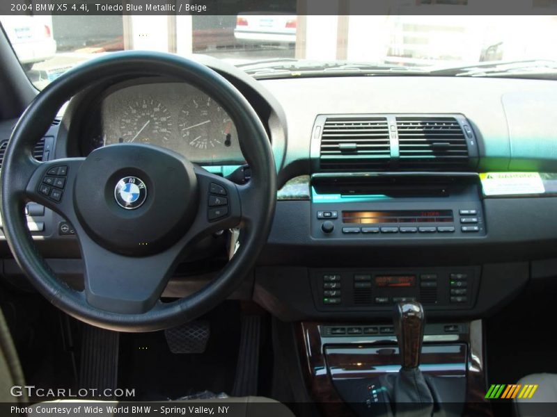 Toledo Blue Metallic / Beige 2004 BMW X5 4.4i