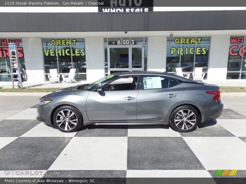 Gun Metallic / Charcoal 2018 Nissan Maxima Platinum