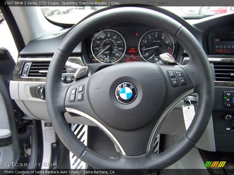 Sparkling Graphite Metallic / Grey 2007 BMW 3 Series 335i Coupe