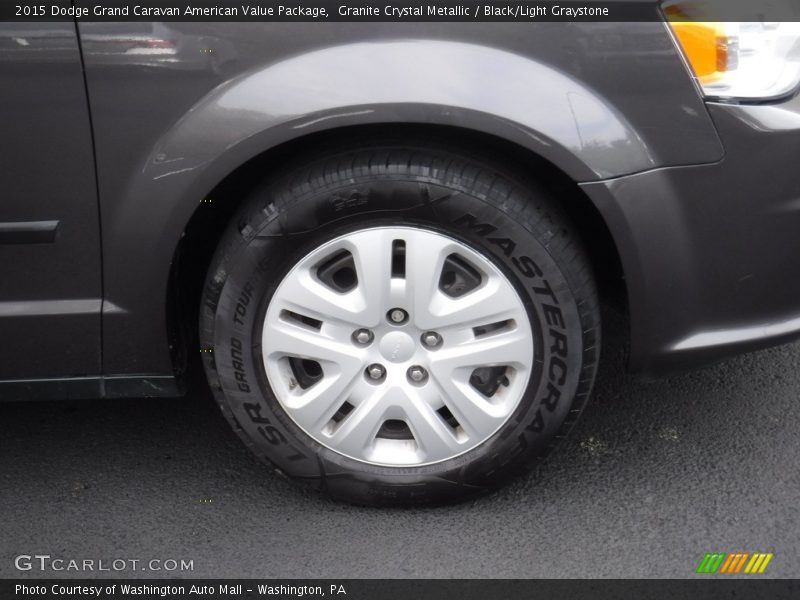 Granite Crystal Metallic / Black/Light Graystone 2015 Dodge Grand Caravan American Value Package