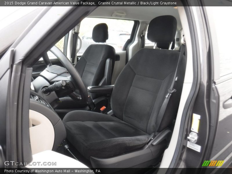Granite Crystal Metallic / Black/Light Graystone 2015 Dodge Grand Caravan American Value Package