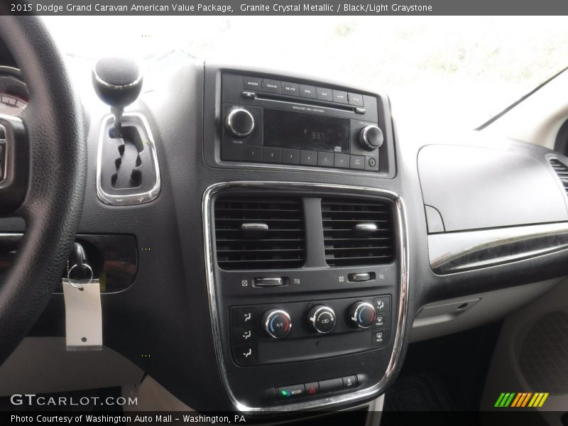 Granite Crystal Metallic / Black/Light Graystone 2015 Dodge Grand Caravan American Value Package