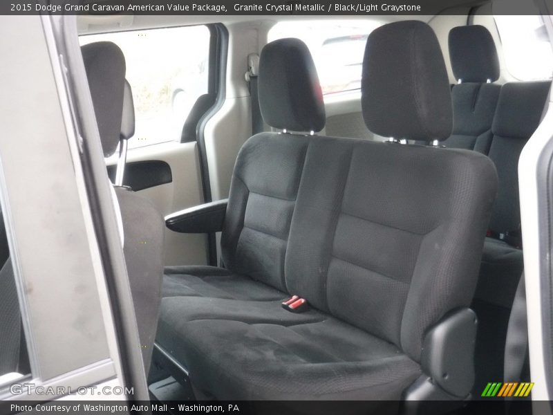 Granite Crystal Metallic / Black/Light Graystone 2015 Dodge Grand Caravan American Value Package