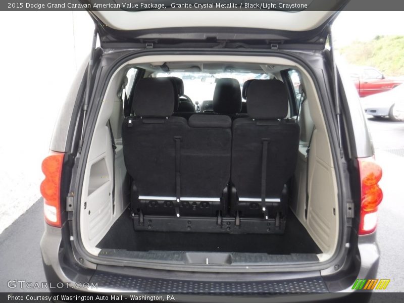 Granite Crystal Metallic / Black/Light Graystone 2015 Dodge Grand Caravan American Value Package
