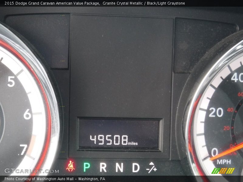 Granite Crystal Metallic / Black/Light Graystone 2015 Dodge Grand Caravan American Value Package