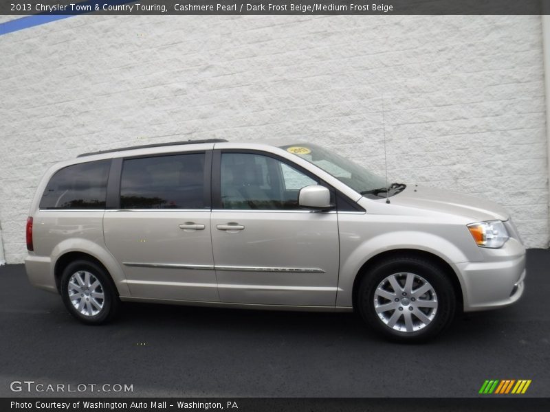 Cashmere Pearl / Dark Frost Beige/Medium Frost Beige 2013 Chrysler Town & Country Touring