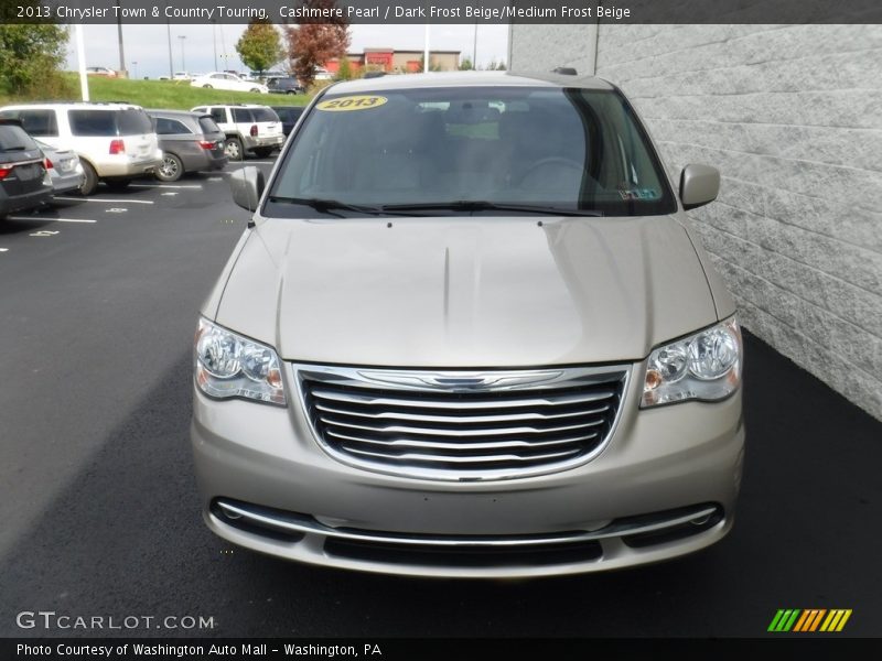 Cashmere Pearl / Dark Frost Beige/Medium Frost Beige 2013 Chrysler Town & Country Touring