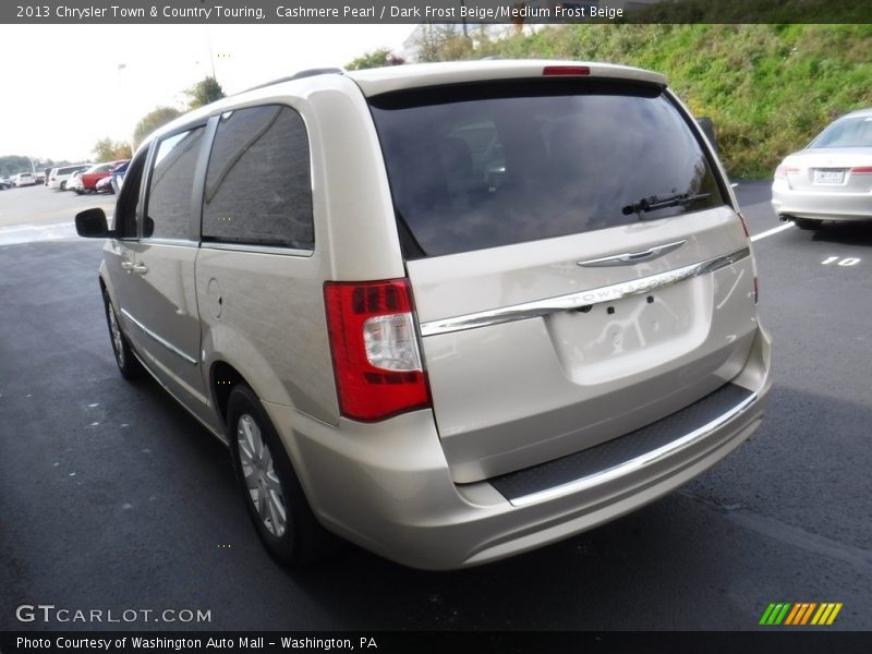 Cashmere Pearl / Dark Frost Beige/Medium Frost Beige 2013 Chrysler Town & Country Touring