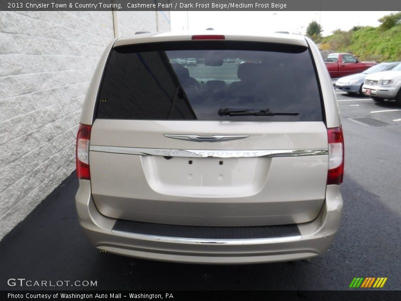 Cashmere Pearl / Dark Frost Beige/Medium Frost Beige 2013 Chrysler Town & Country Touring
