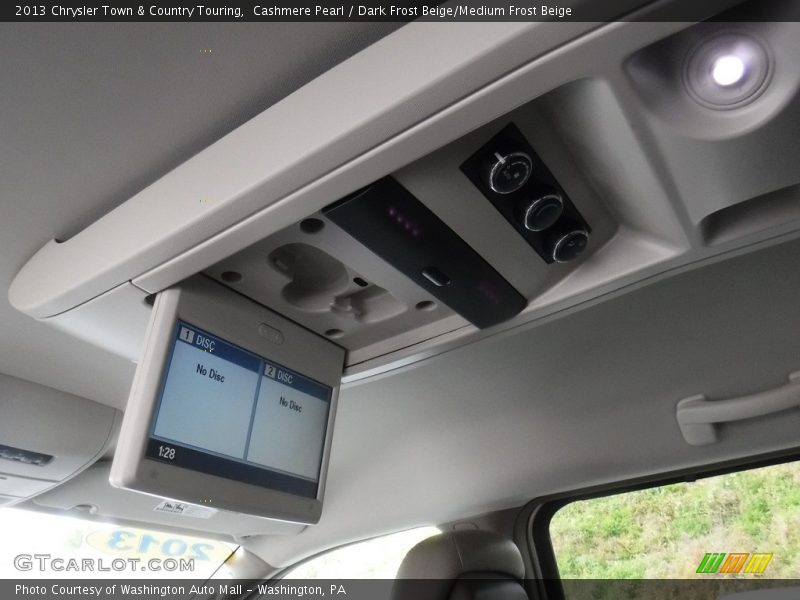 Cashmere Pearl / Dark Frost Beige/Medium Frost Beige 2013 Chrysler Town & Country Touring