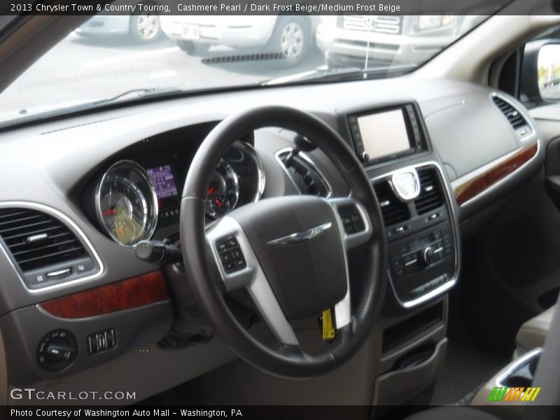 Cashmere Pearl / Dark Frost Beige/Medium Frost Beige 2013 Chrysler Town & Country Touring